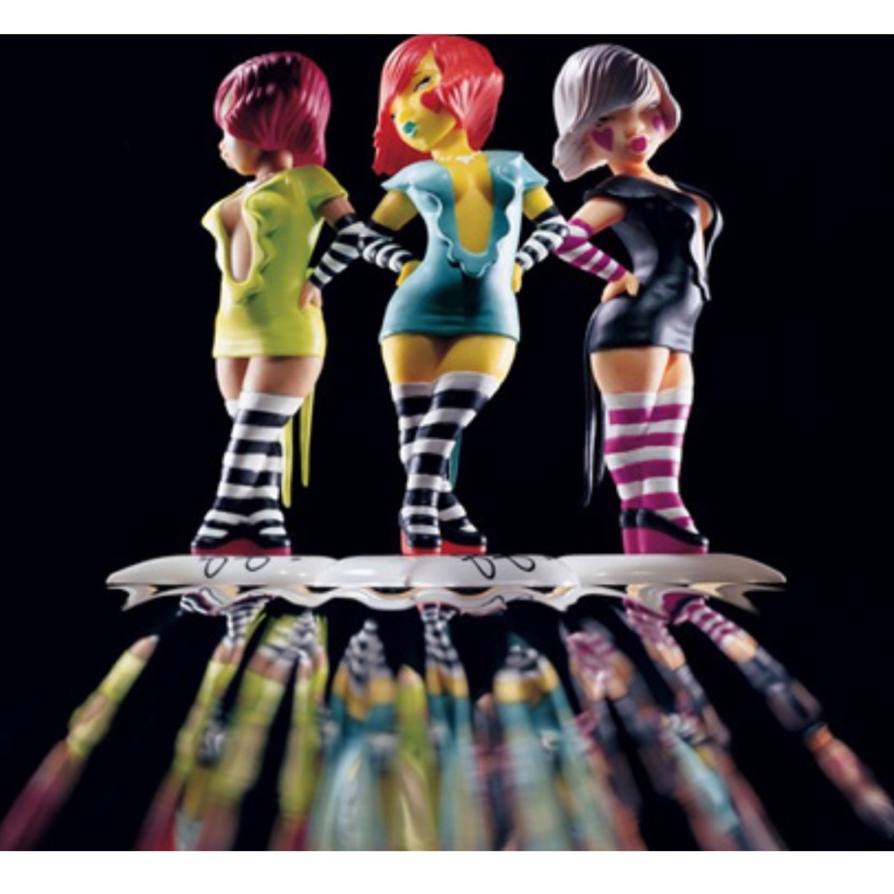 3 MAC Fafi dolls•Collectible Medicom Toy